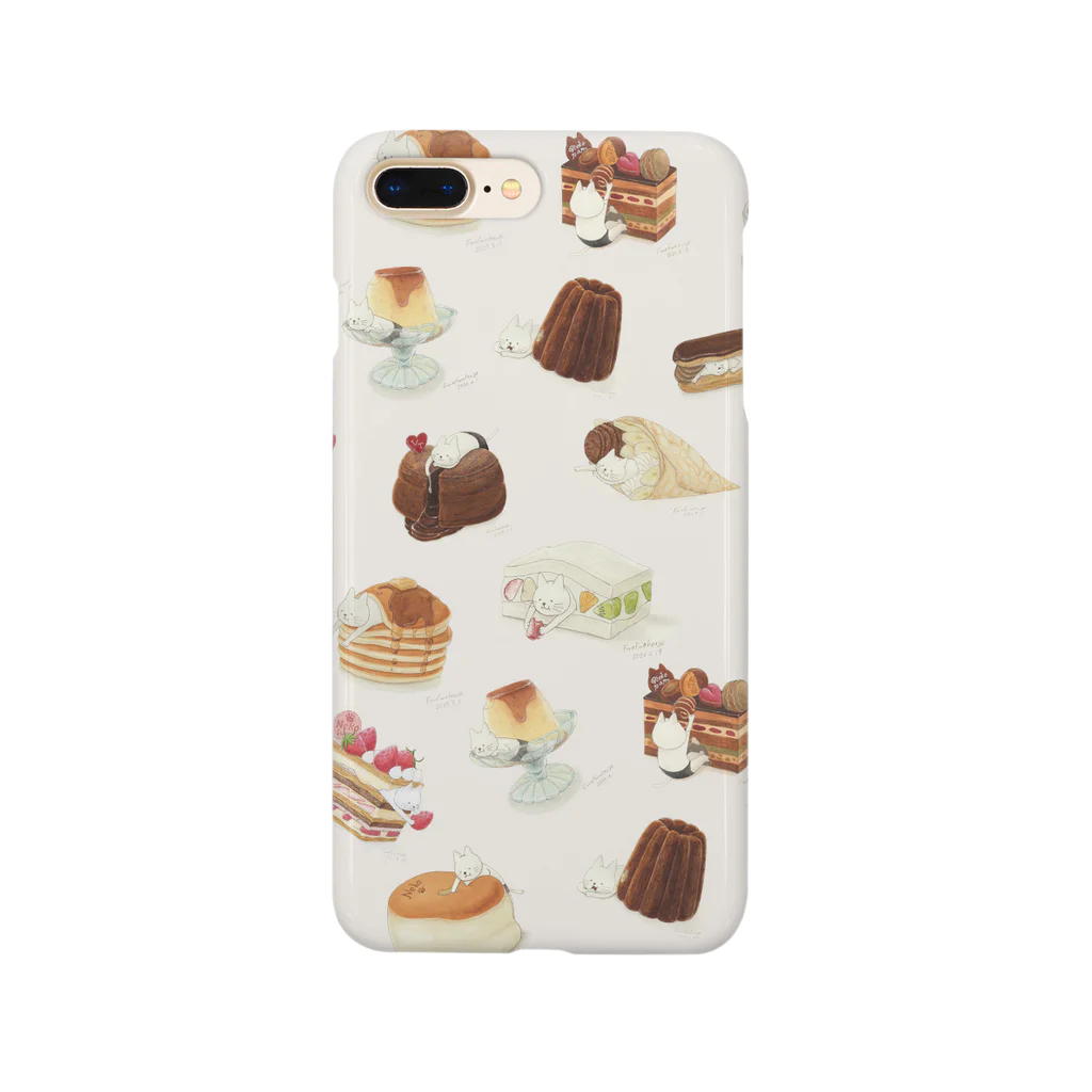 FWAFWA house+のネコぱんケーキアソート Smartphone Case