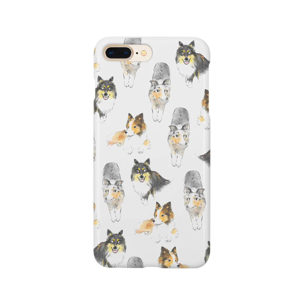 DOG STUDIOのトリプルシェルティーグッズ Smartphone Case