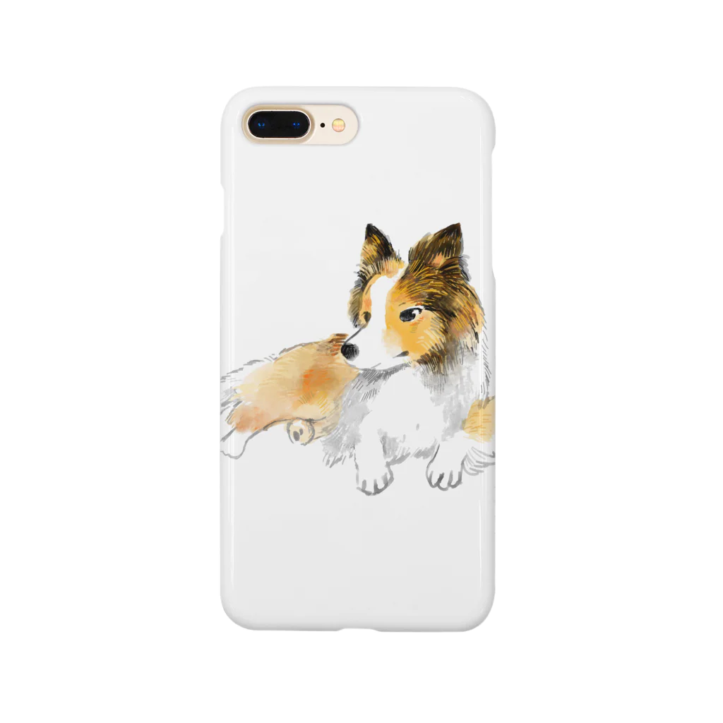 DOG STUDIOのシェルティー（セーブル）グッズ Smartphone Case