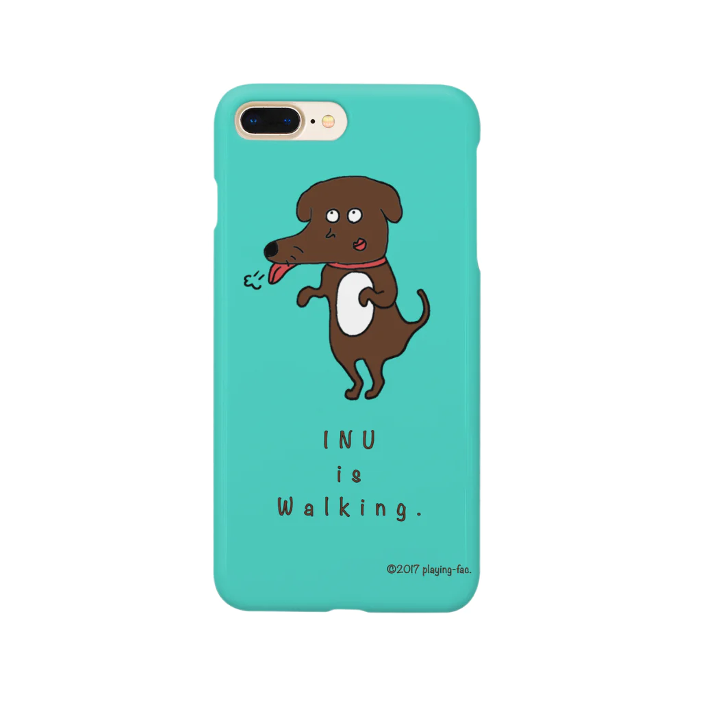 playing-fac.のINU Smartphone Case