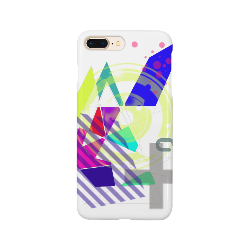 indigo_indigoのmaze-case(white) Smartphone Case