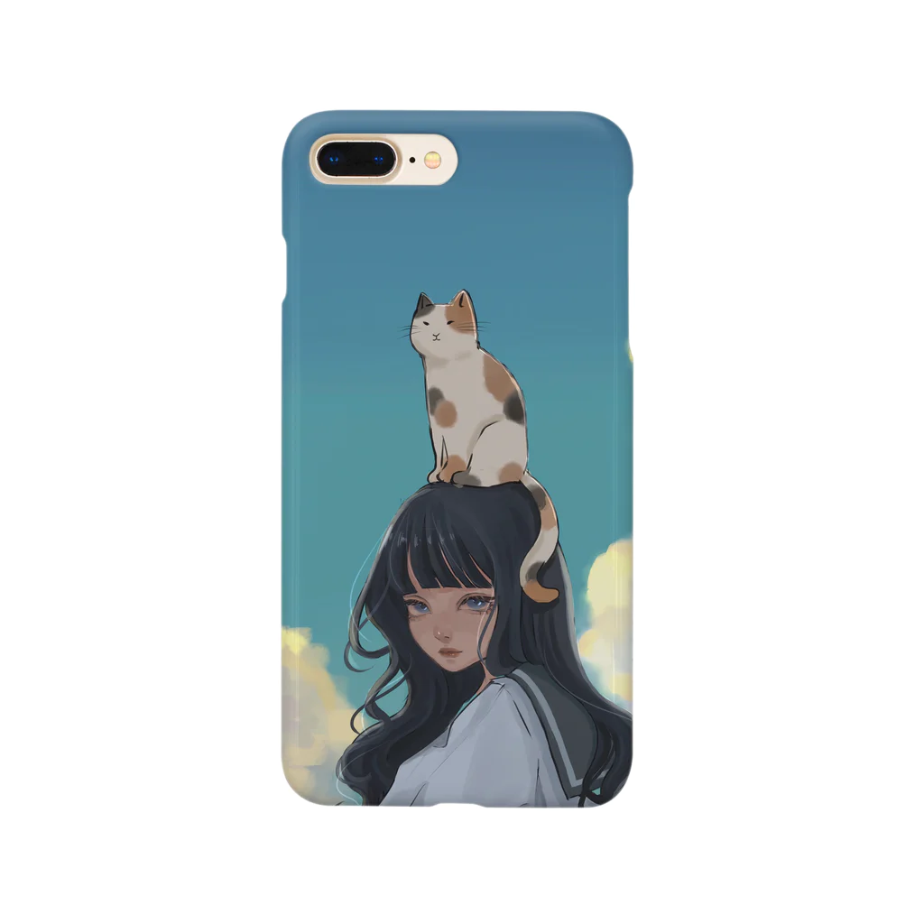 猫背の猫が1番 Smartphone Case