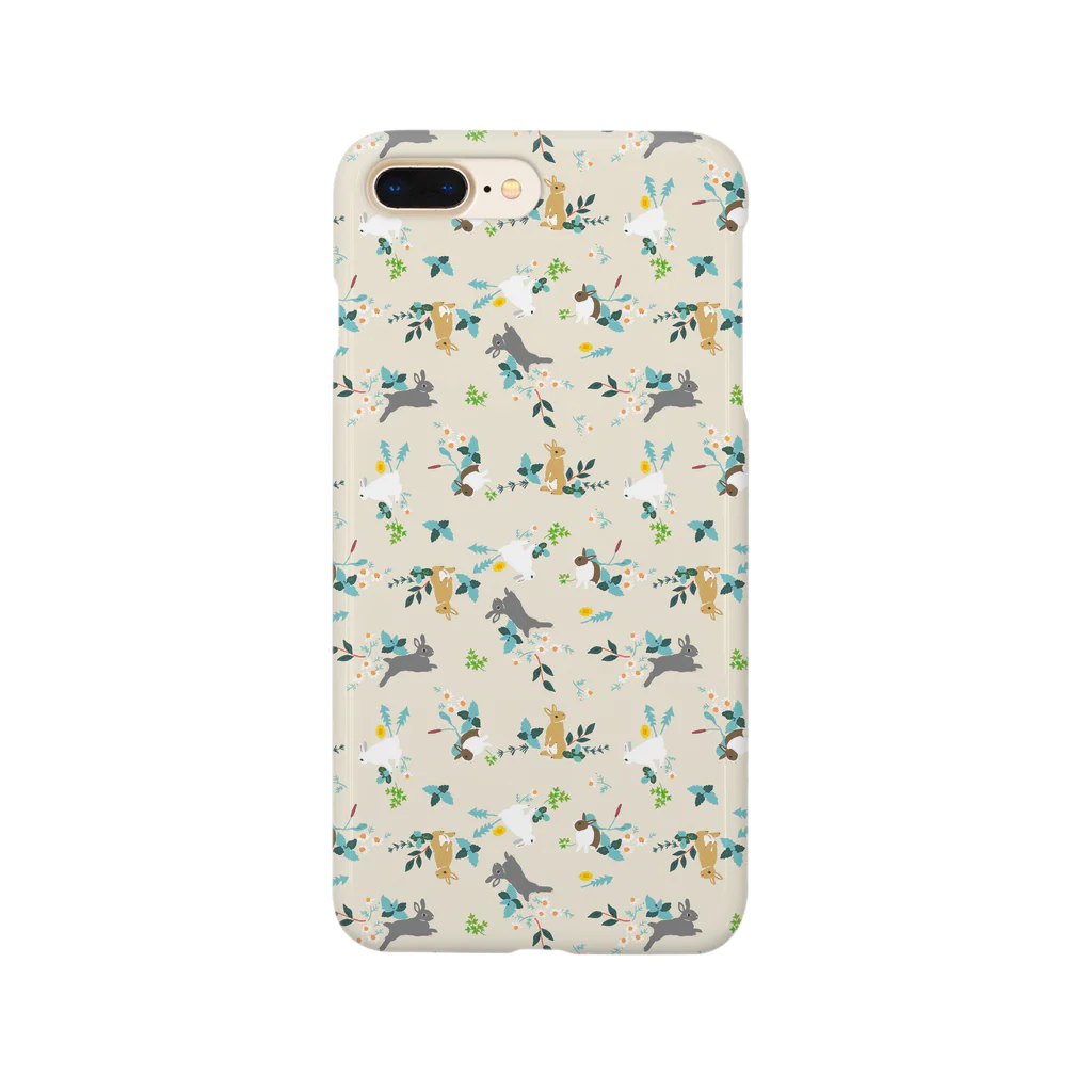 SCHINAKO'Sのハーブとうさぎさん柄 Smartphone Case