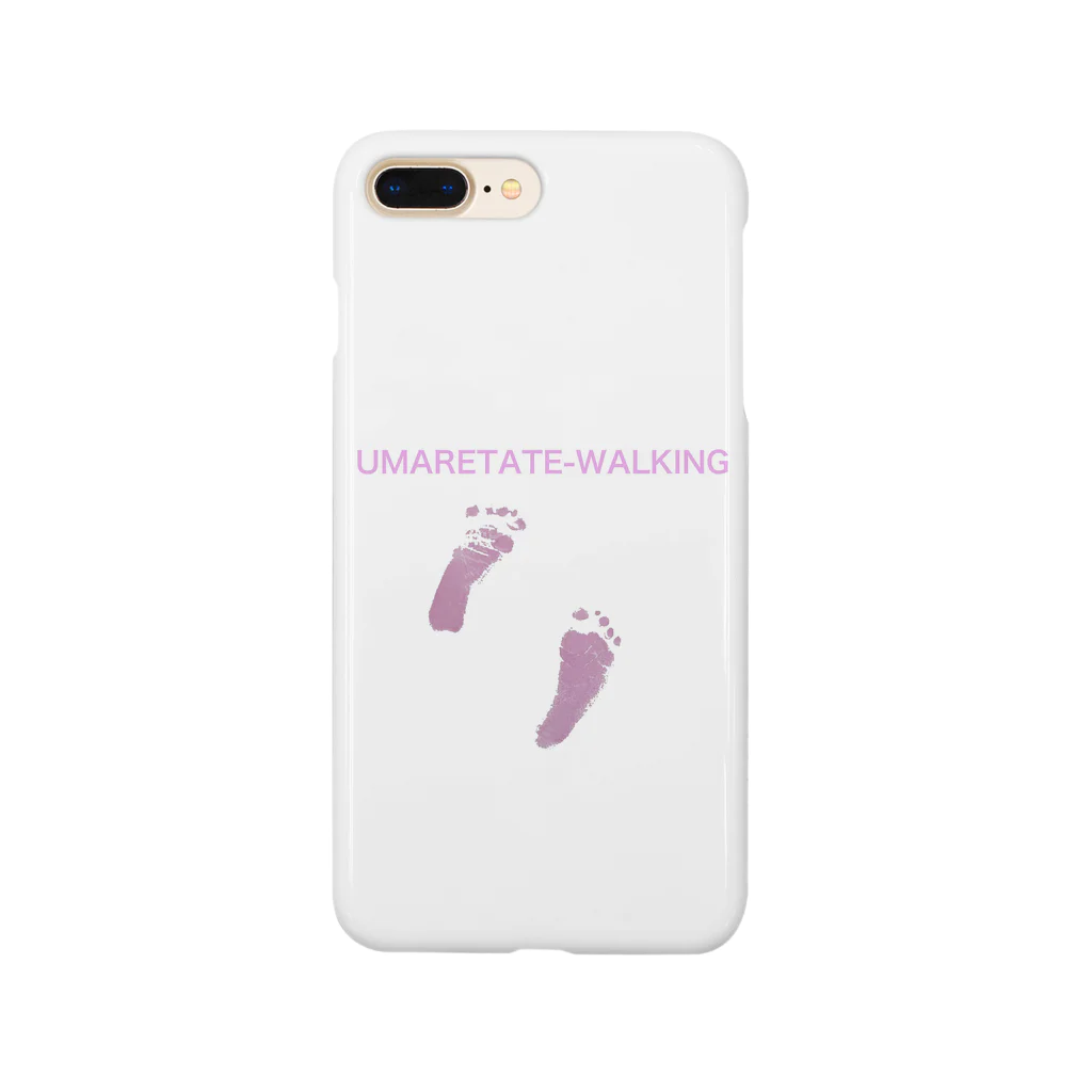 Coi_GalleryのUMARETATE-WALKING スマホケース