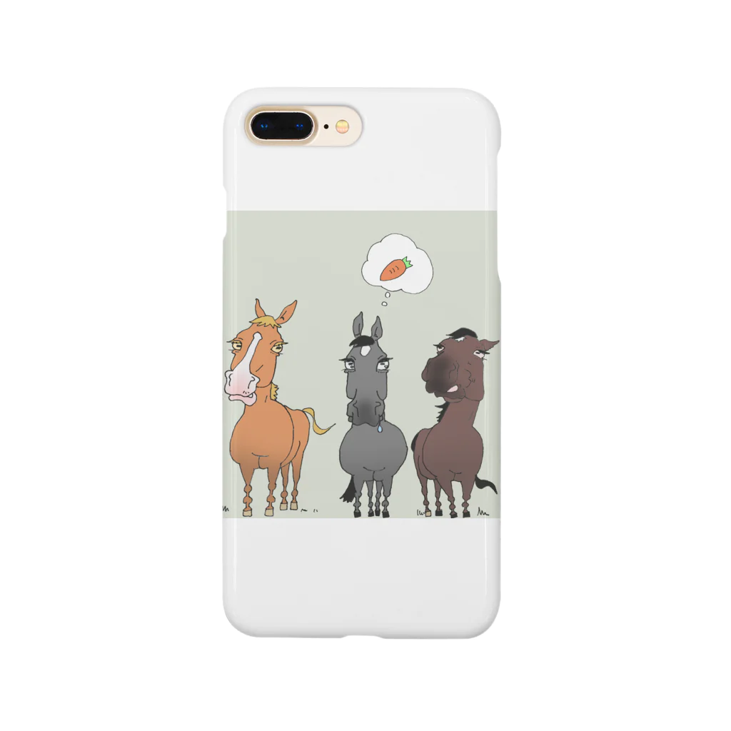 何となく可愛いの意味わからんけどそれが良い馬シリーズ Smartphone Case