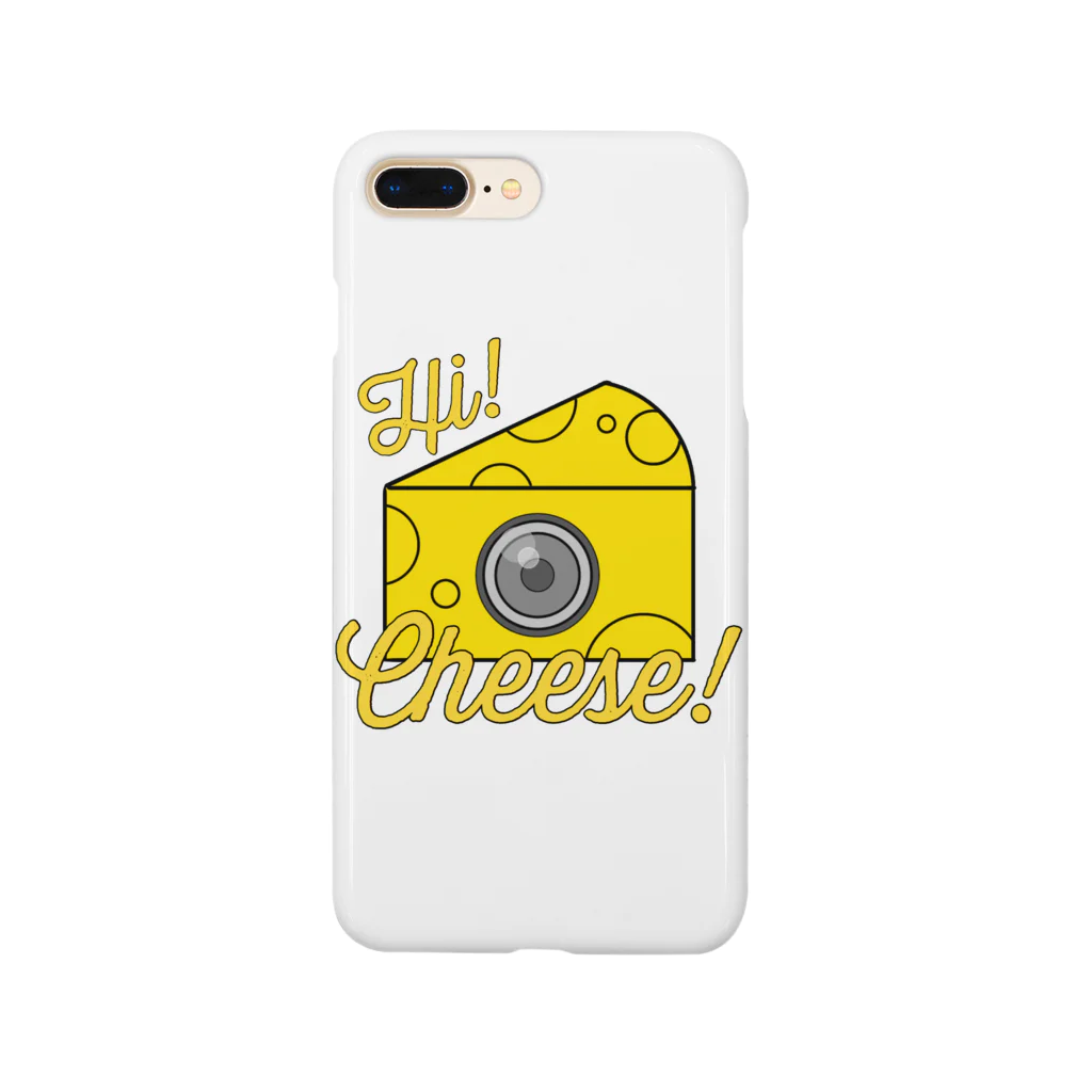 ずっぽんぽ(利益100円均一)のHi! cheese! (クリア) Smartphone Case