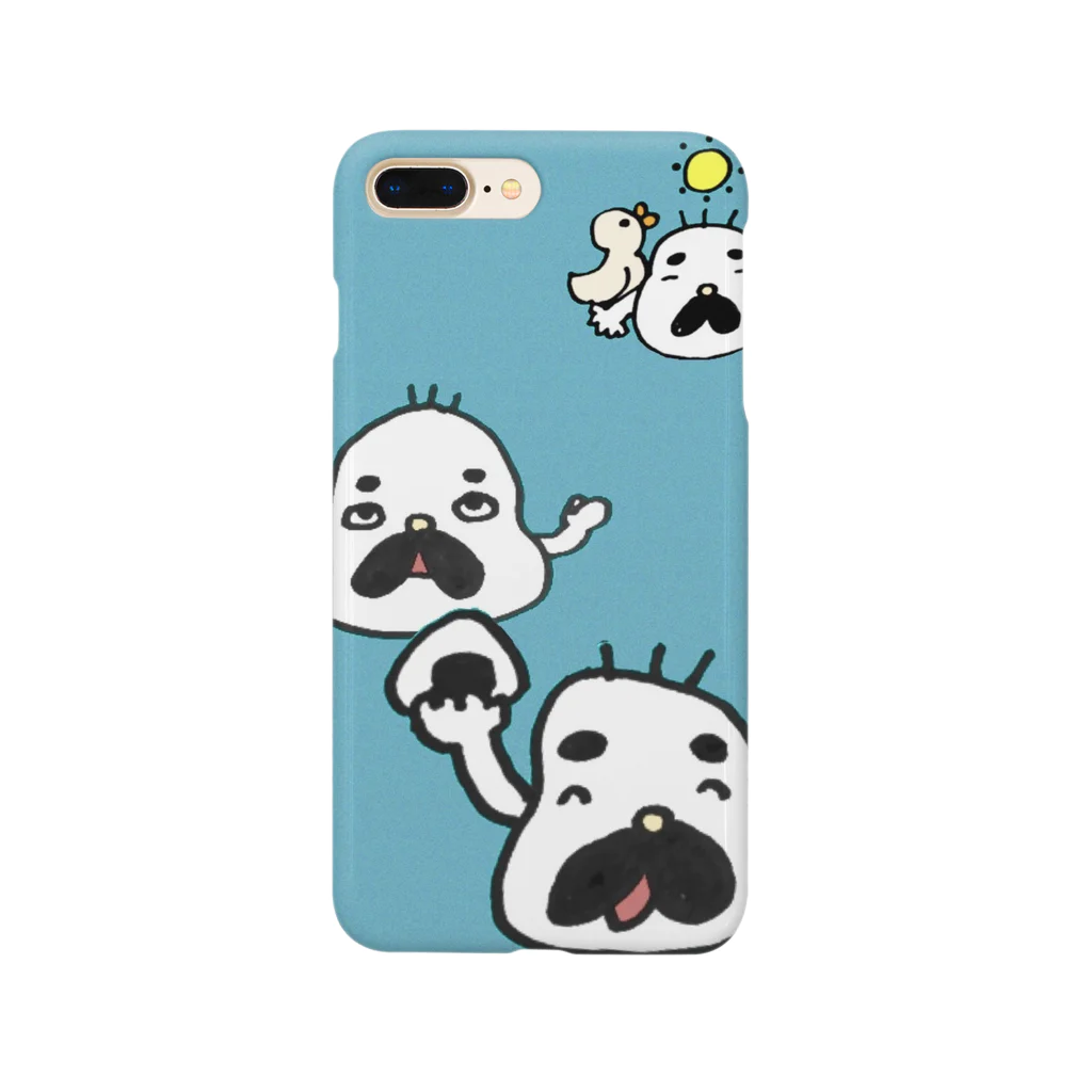 ころんぱの店のハッピーあざらし Smartphone Case