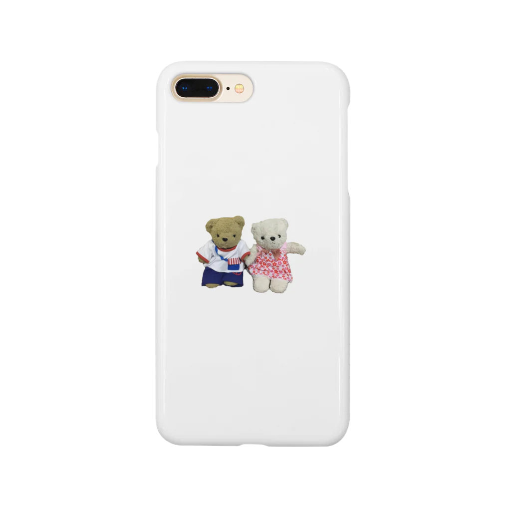 クマたちのグッズのヒロとユキの夏服 Smartphone Case