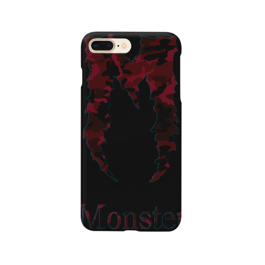 MKO DESIGNのMonster_red スマホケース