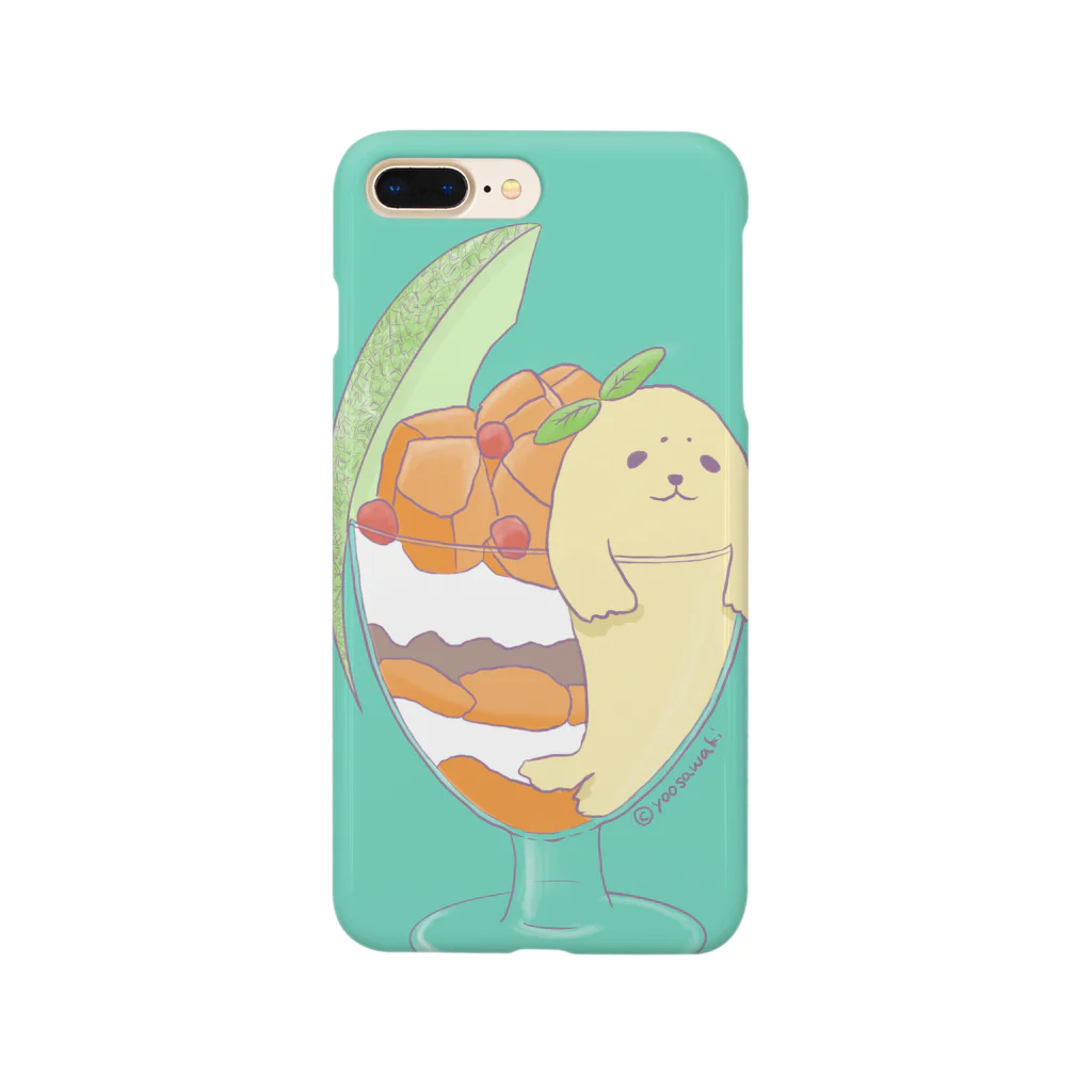 yoosawakiのあざらしパフェ Smartphone Case