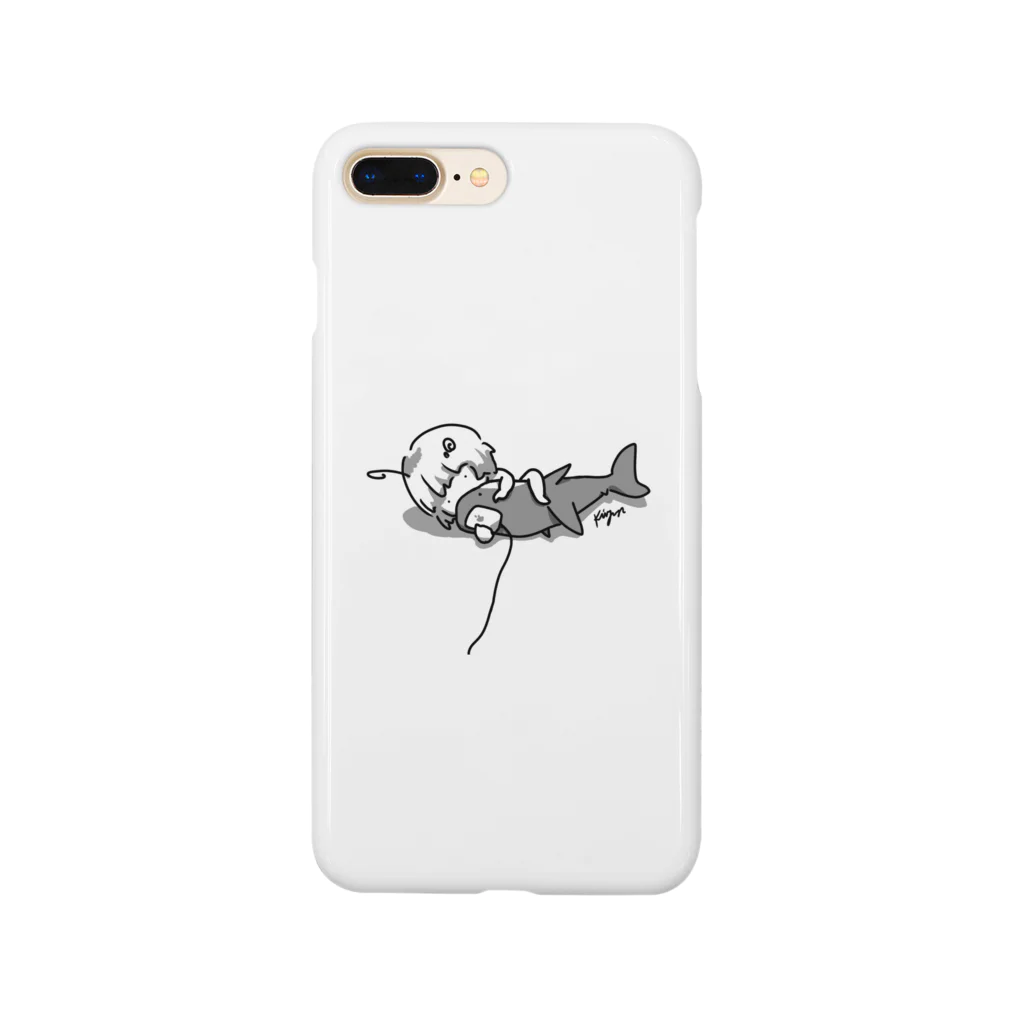 南村杞憂のくつろぐ人 Smartphone Case