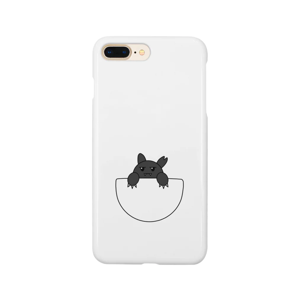 Kickassのポケットに住み着く猫です Smartphone Case