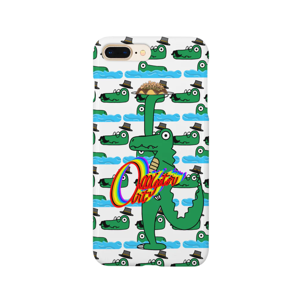 alligator_artのめにーめにー鰐　フルver Smartphone Case