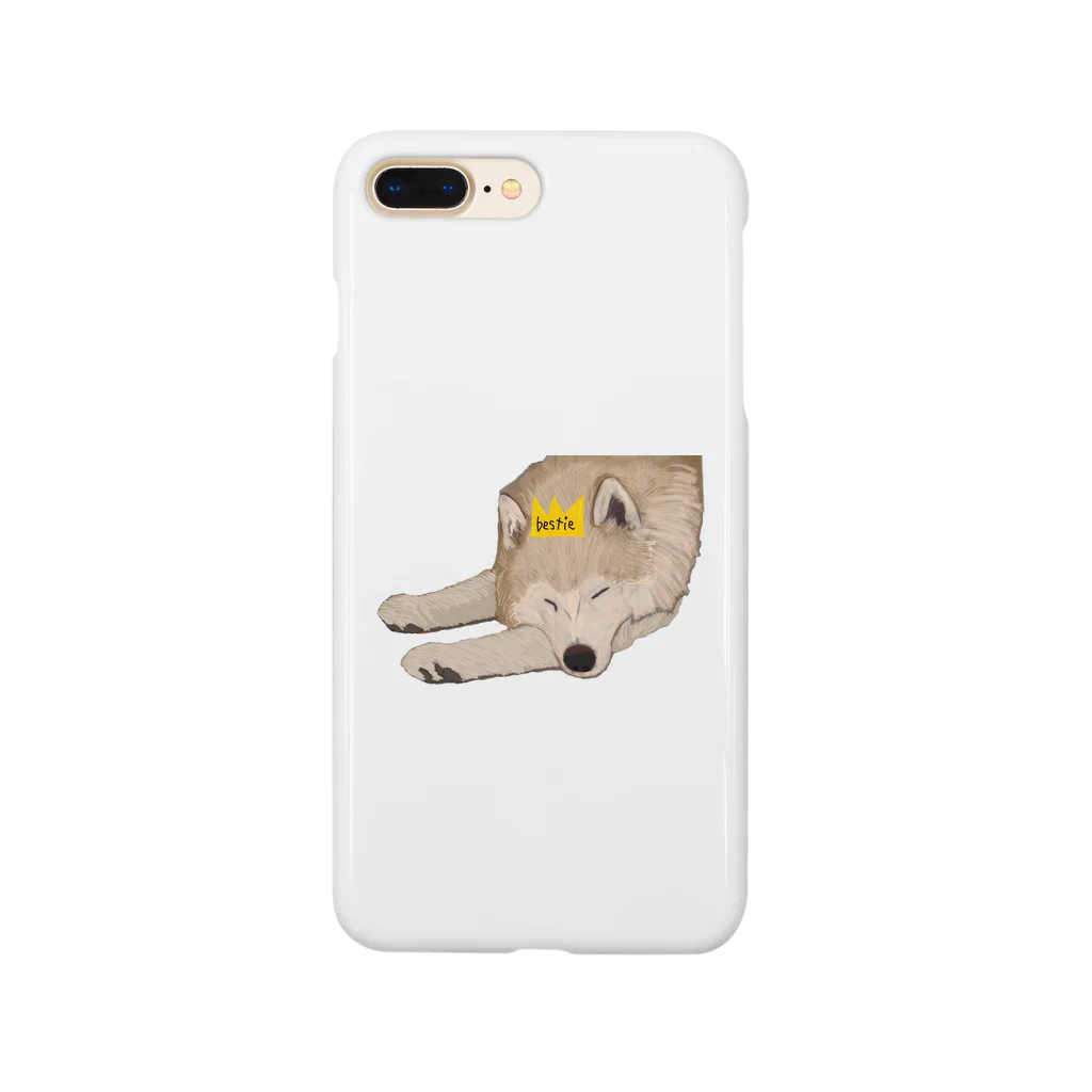 bestie（ベスティ）のbestie husky dog SHALA Smartphone Case