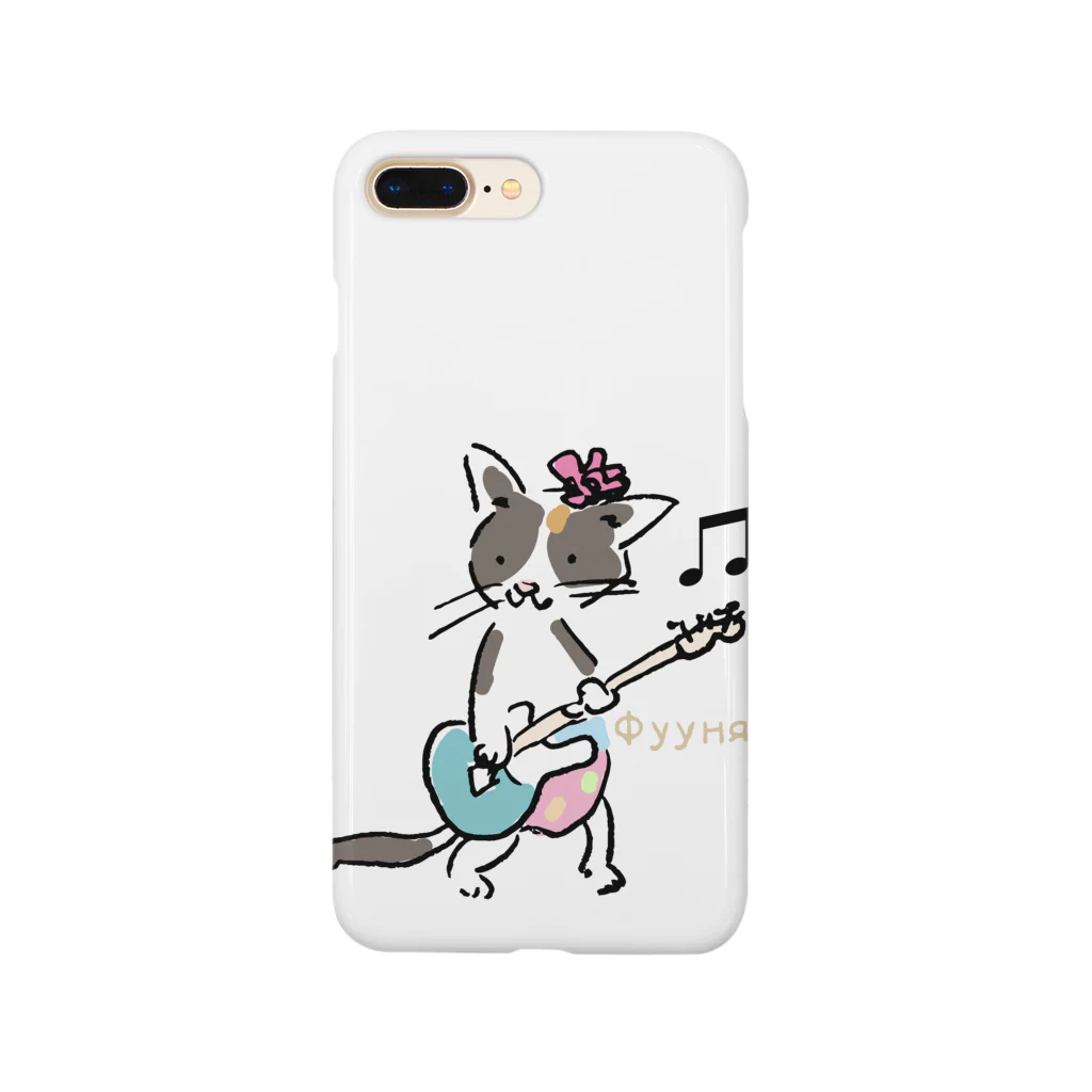 ビューン ワークスのミケ猫　フーニャ　ギタリスト Smartphone Case