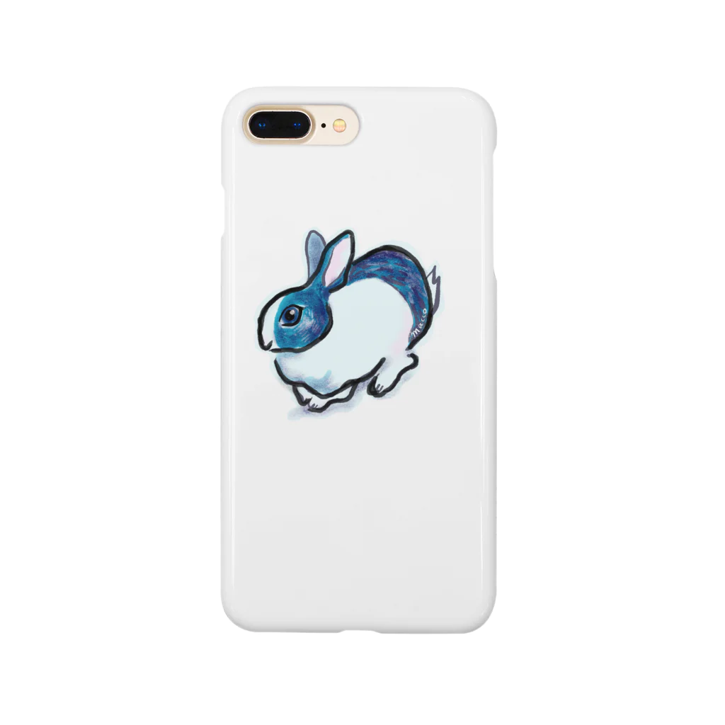 うさぎ雑貨屋maccoのおめめキラキラうさぎ Smartphone Case