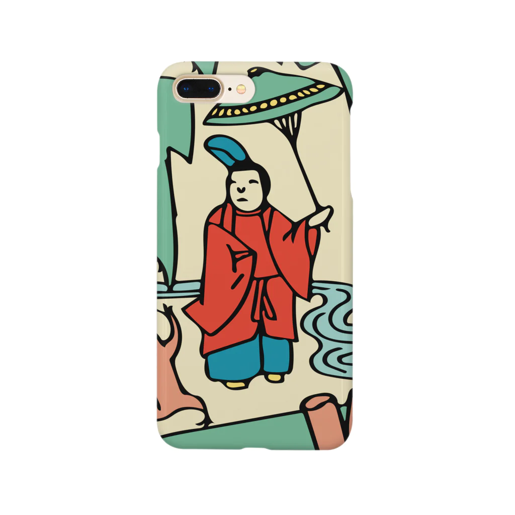 YTRの花札【11月・霜月】 Smartphone Case