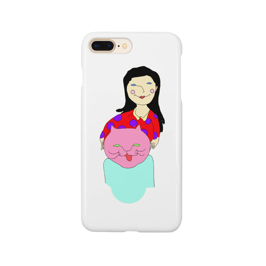 エクマリみつ子のお客さんは猫 Smartphone Case