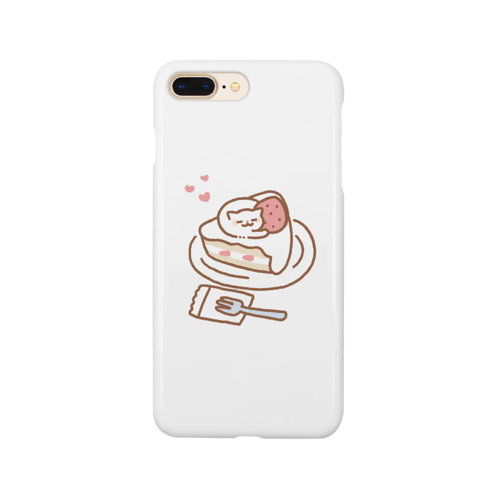 まよはうすのショートケーキおキャット Smartphone Case