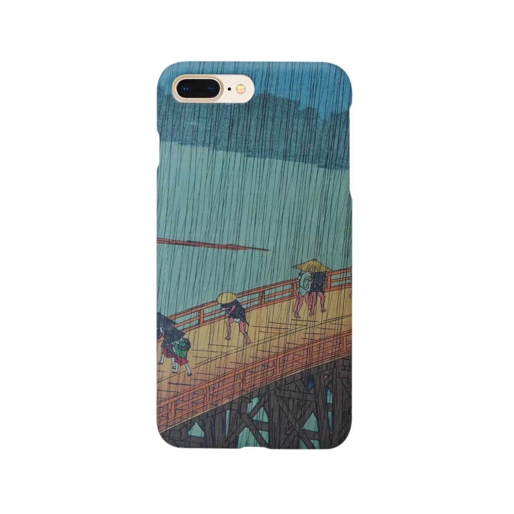 m-studioの浮世絵　広重の名所江戸百景 Smartphone Case