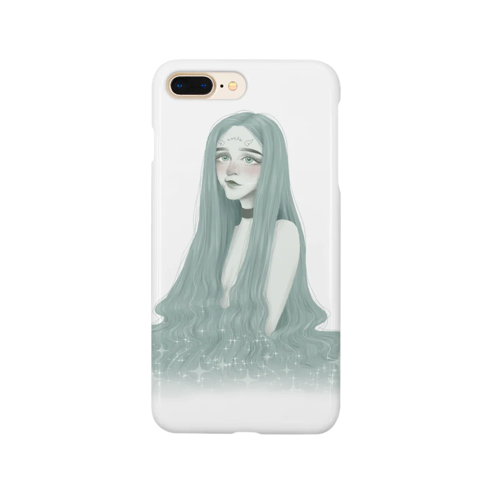 evils  イラスト、キャラクターグッズ販売のグリーン･ベル Smartphone Case