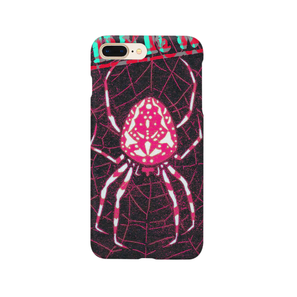 PALA's SHOP　cool、シュール、古風、和風、のspiderweb Smartphone Case