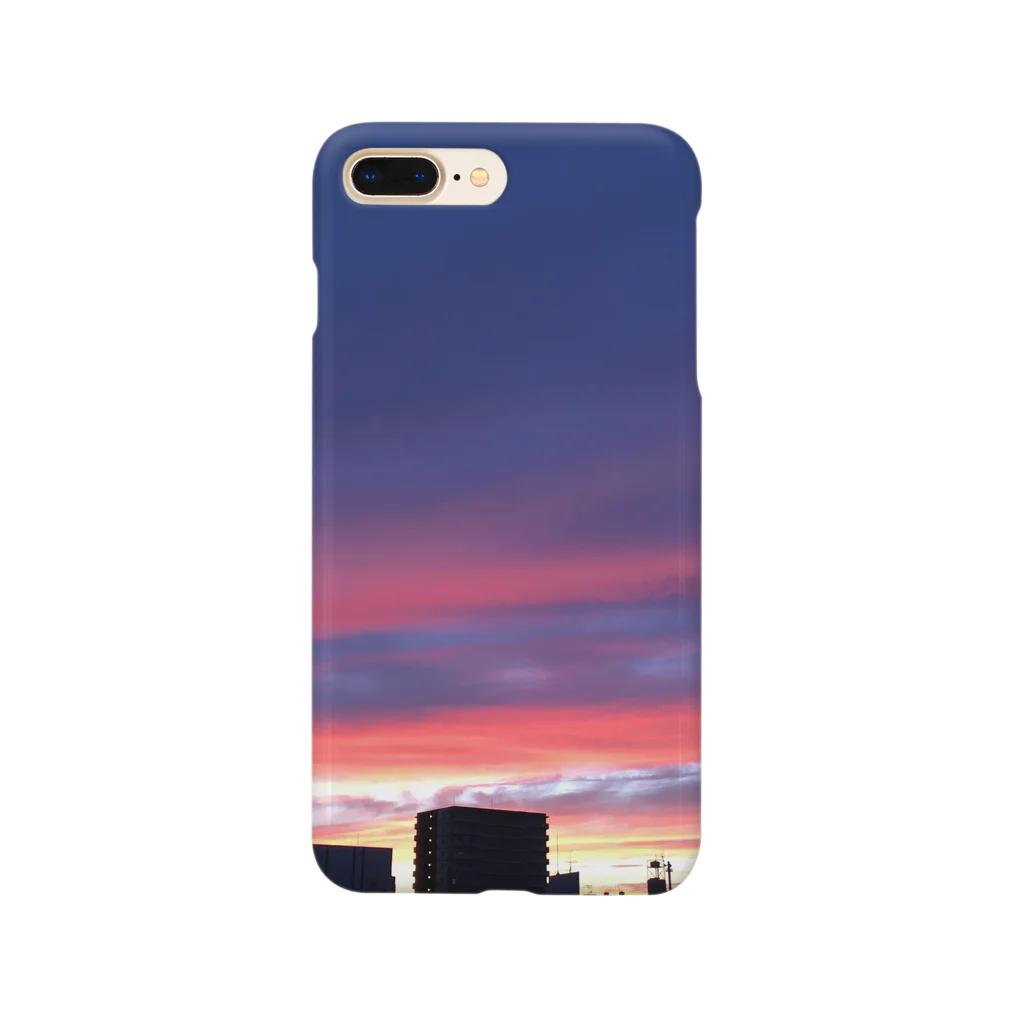 なないろ星のくま夫婦の夕暮れ Smartphone Case