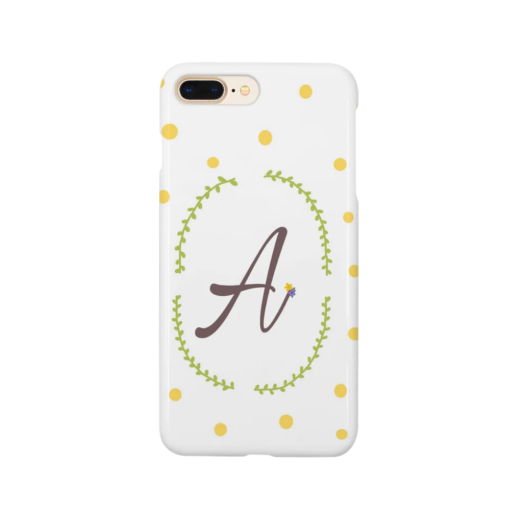 kotokoto*⑅のイニシャルA Smartphone Case