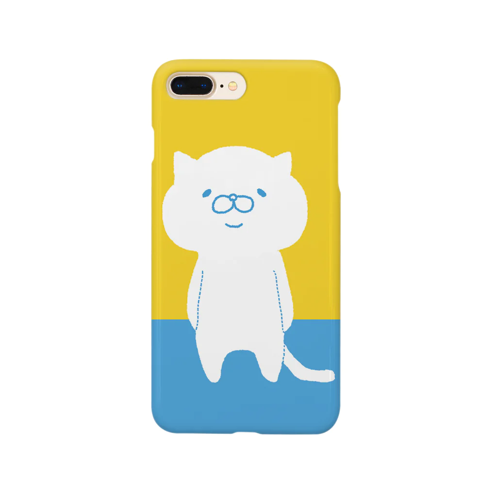 hatakeda_labのツートンカラー(黄) Smartphone Case