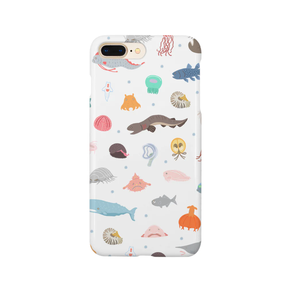 深海Collectiteの深海生物集合（パステル） Smartphone Case