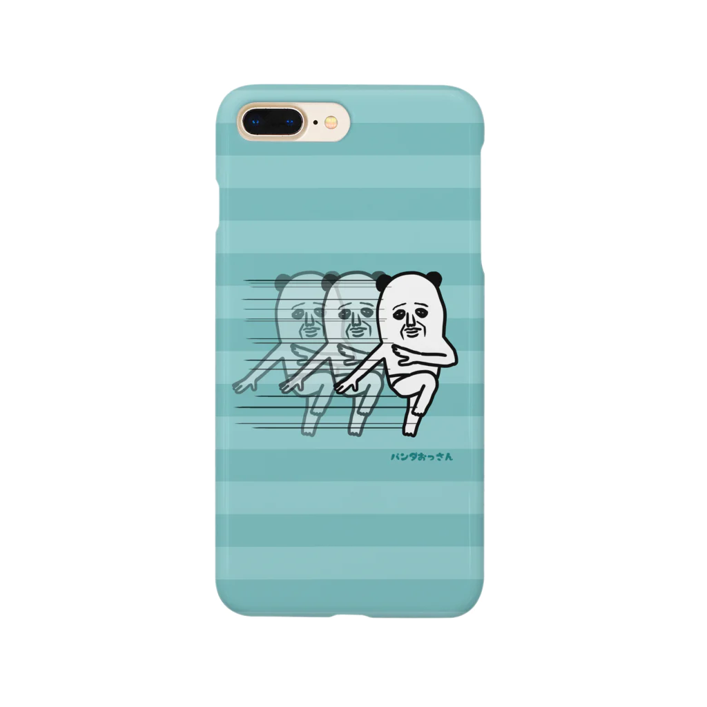 mamezoのパンダおっさん(シマシマ) Smartphone Case