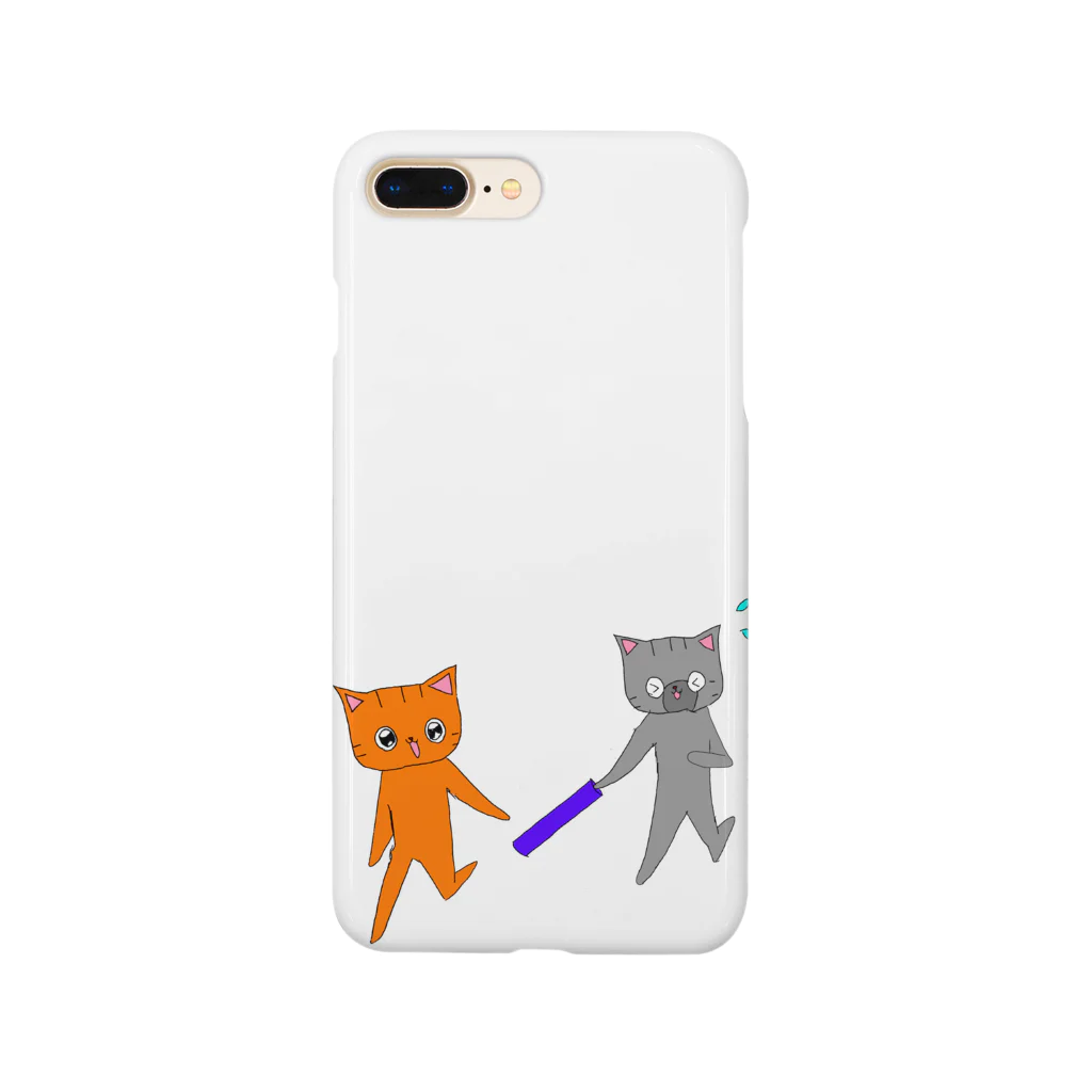 ねこまちランドのバトンタッチ！！ Smartphone Case