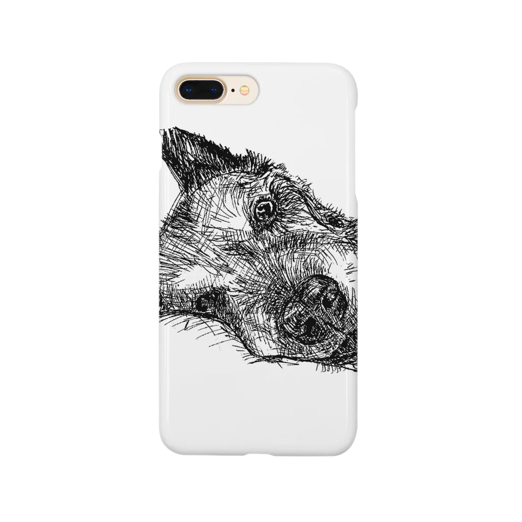 kyokkyoの見つめる老犬 Smartphone Case