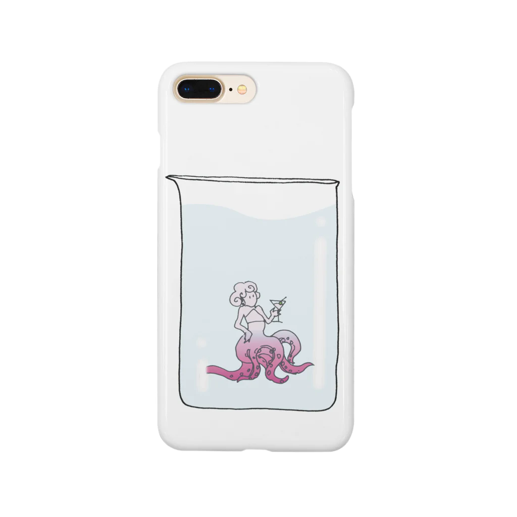 杜の魚のビーカー人魚（タコの子） Smartphone Case