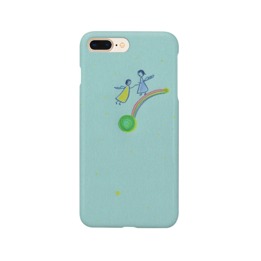 ハッピーエンジェルの地球とツインエンジェル Smartphone Case