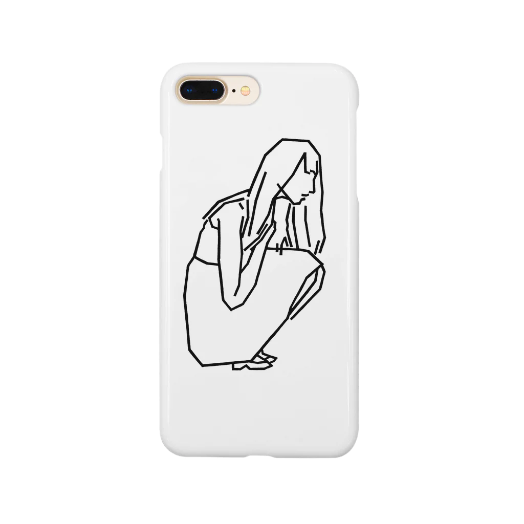 玉村聡之のWoman squat Smartphone Case