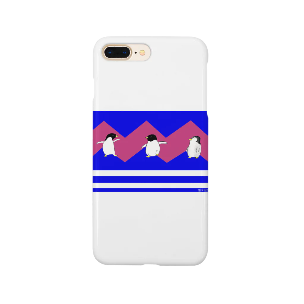 HaLのペンギン×３ スマホケース