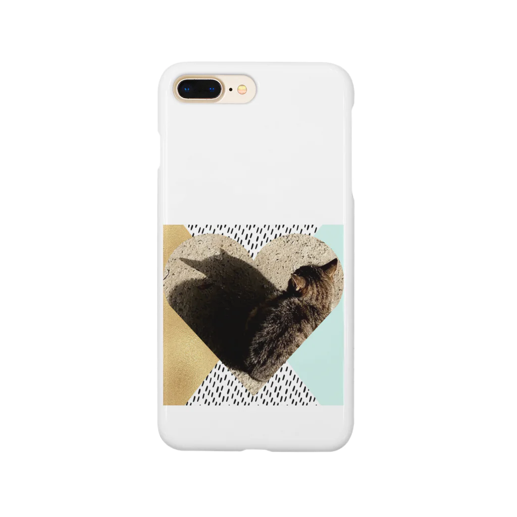 キュンなショップのハート猫 ❤️ キュンな猫 Smartphone Case