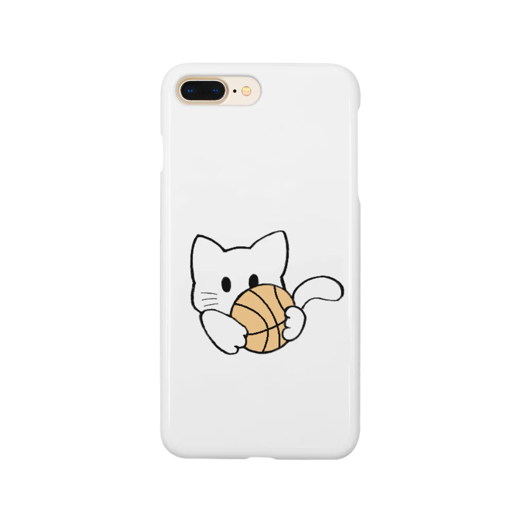 グリヴェール森の雑貨のねこ【白】 Smartphone Case