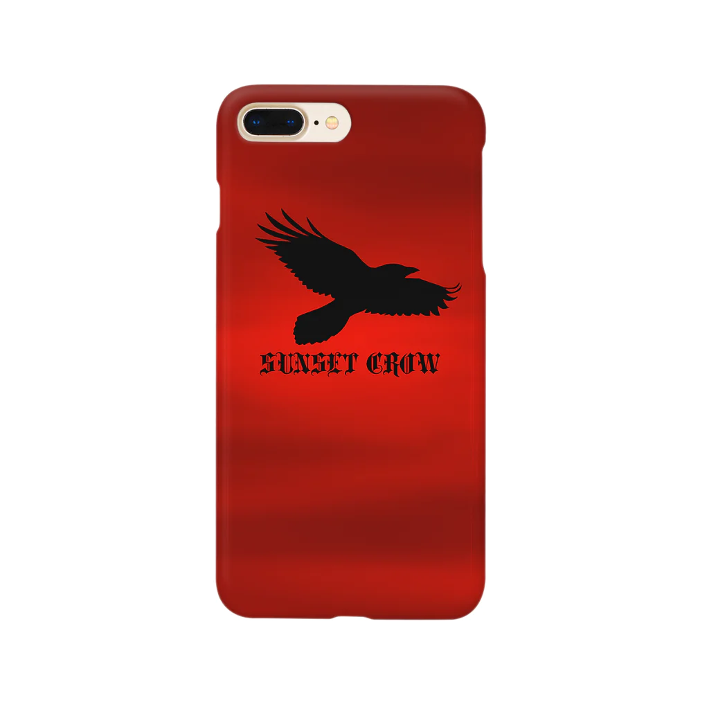 TAKA720のSUNSET CROW スマホケース