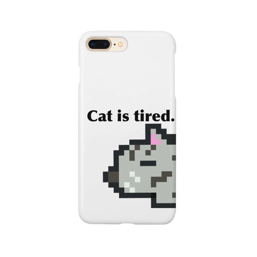 tired.のおつかれネコさん by tired. Smartphone Case