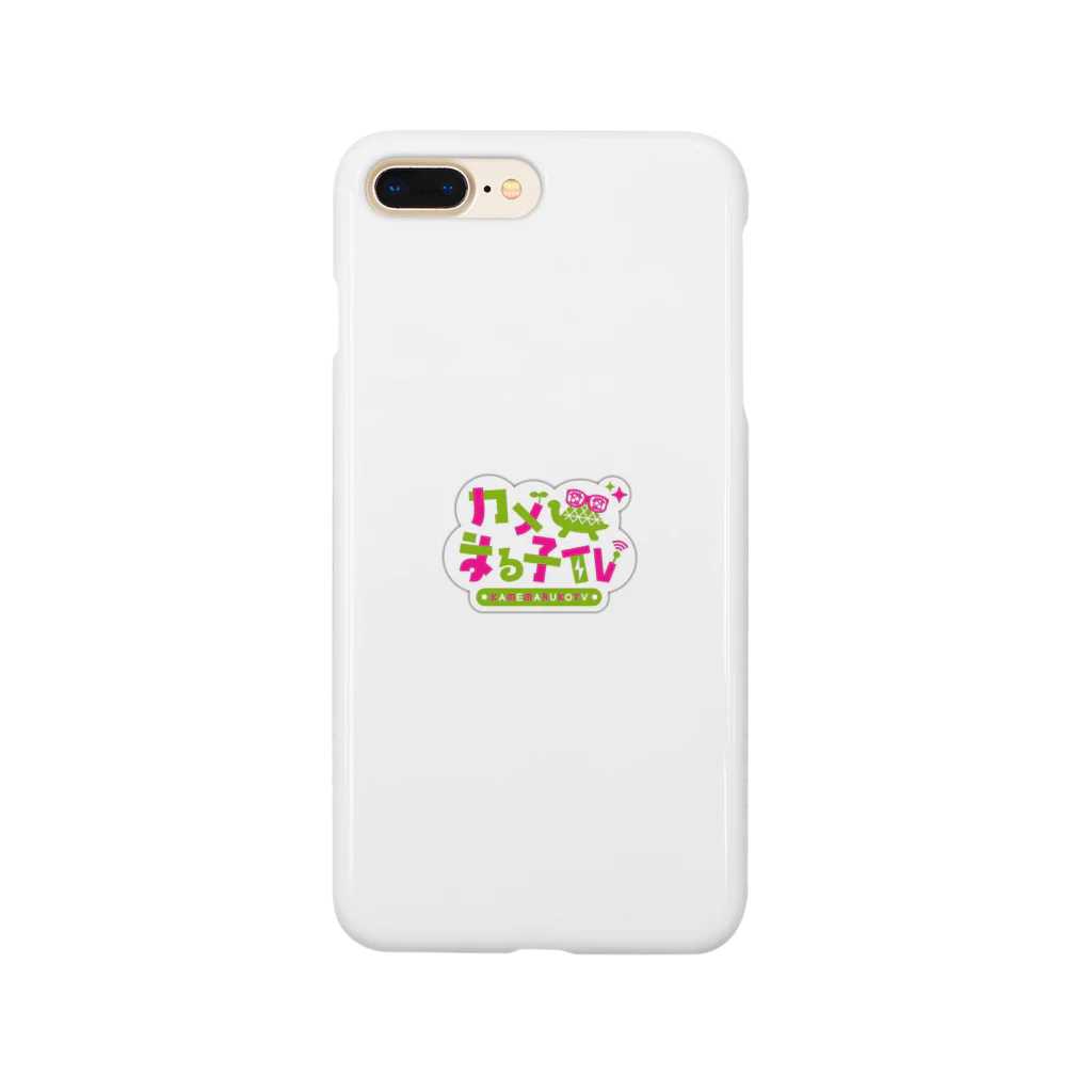 カメまる子🐢のカメまる子TVロゴ Smartphone Case