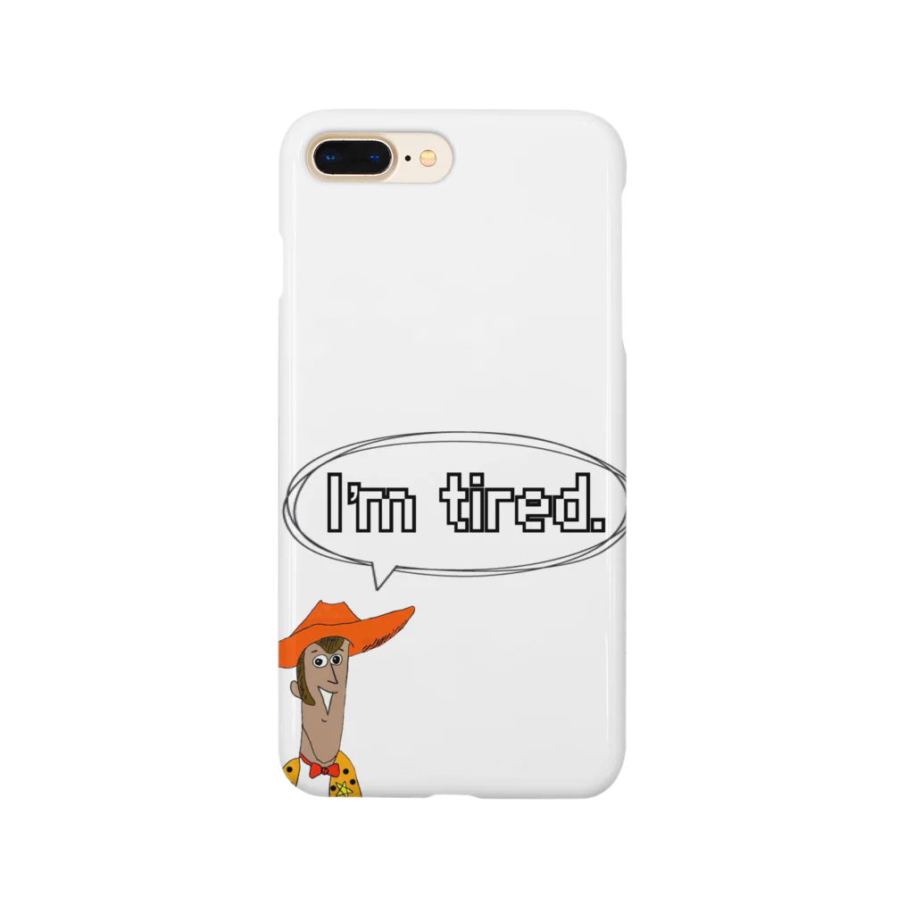 tired.のおつかれ保安官さん　by tired. Smartphone Case