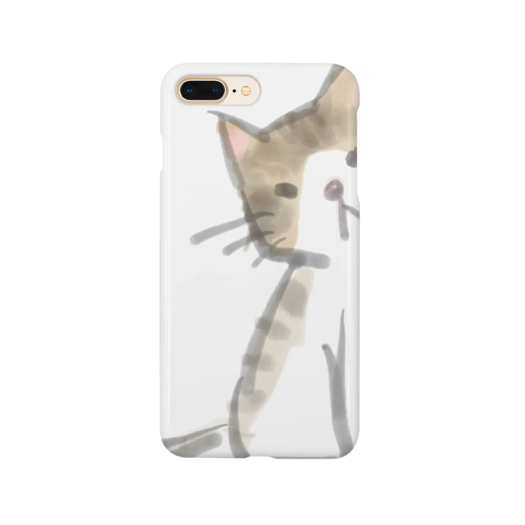 ねこのごまおはぎのぼんやりねこ Smartphone Case