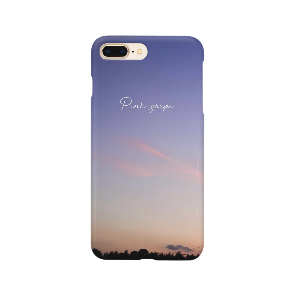 空の写真展のピンクグレープ Smartphone Case