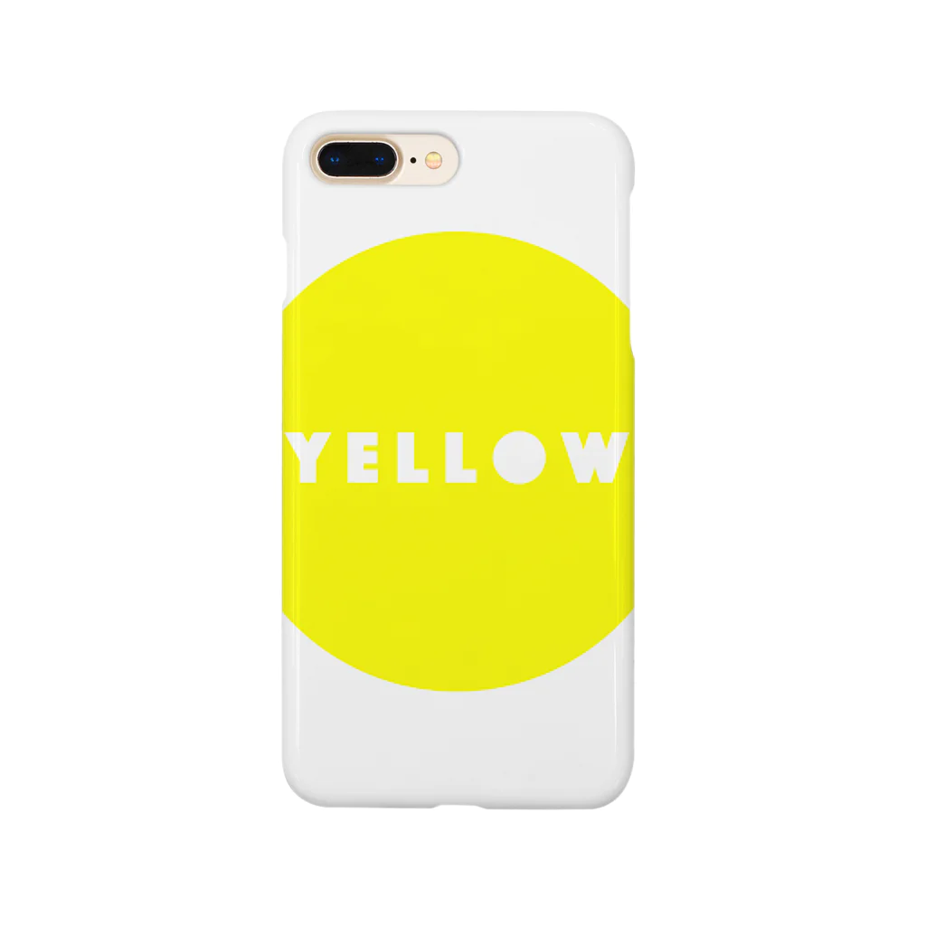 PのCIRCLE YELLOW. スマホケース