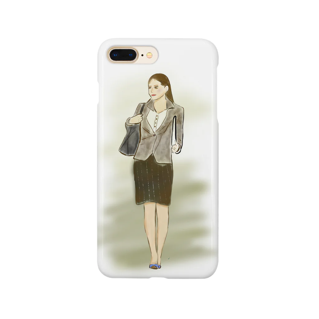 かすみんずストアのスーツgirl Smartphone Case