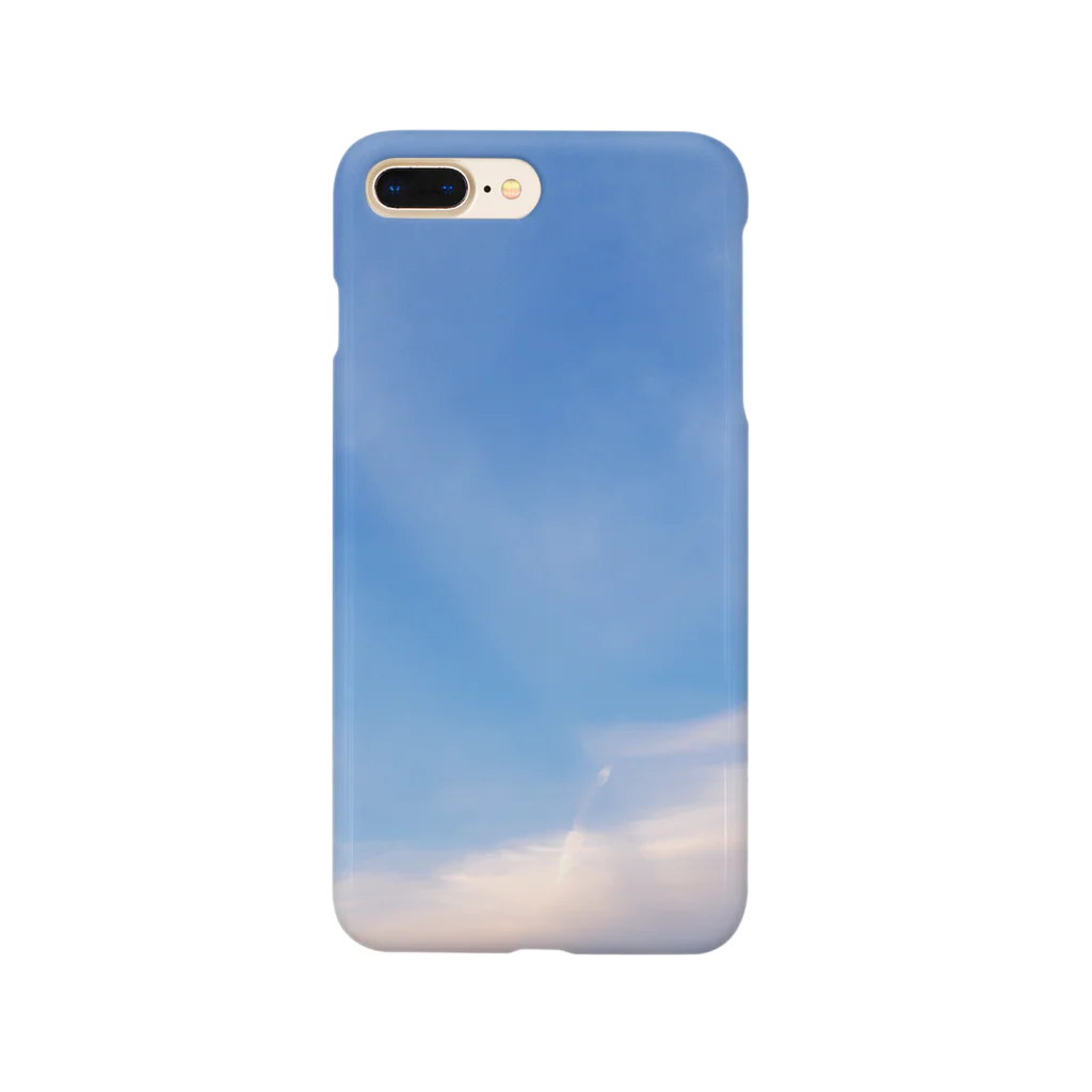 すらすの夕暮れ前の青空 Smartphone Case