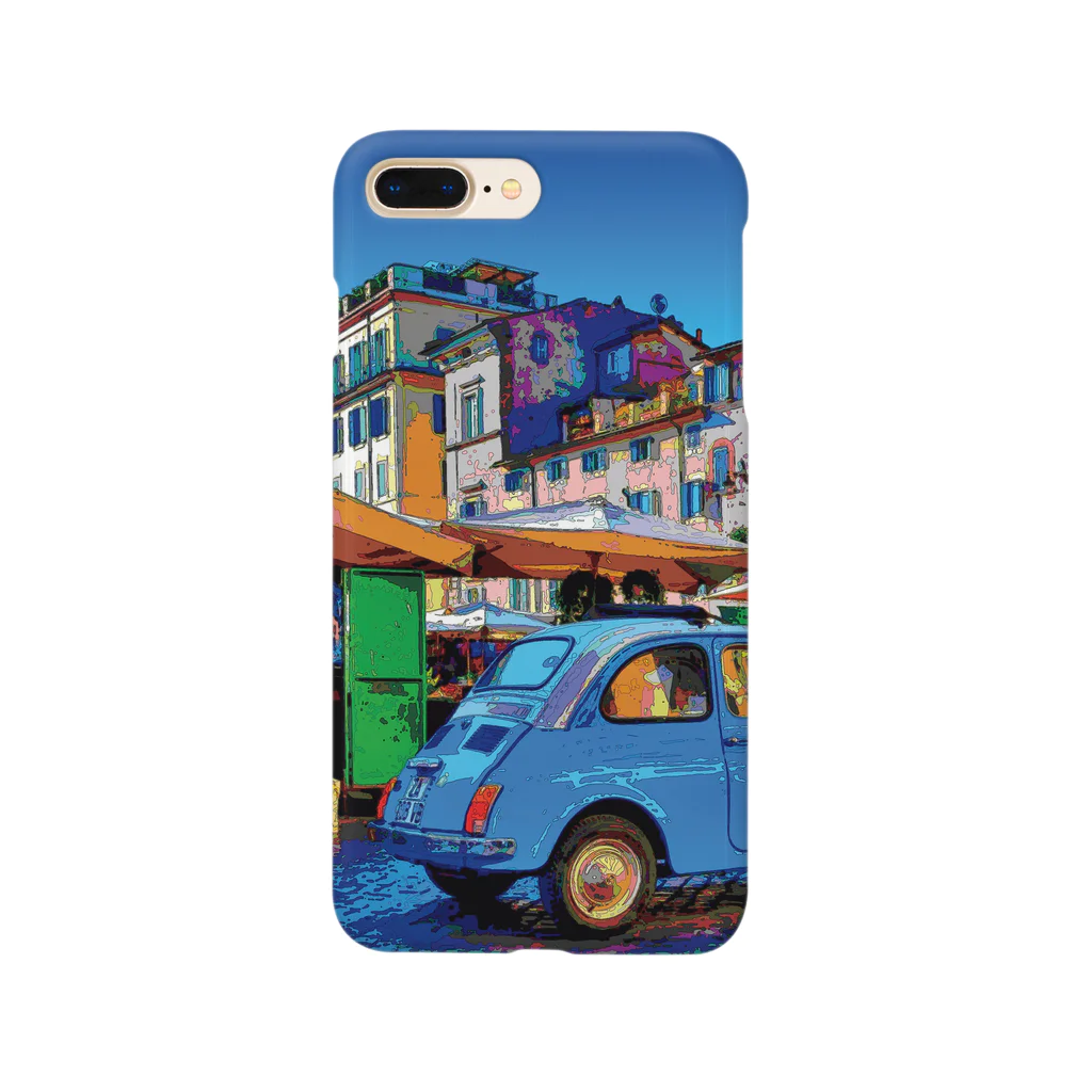 GALLERY misutawoのイタリア ローマの市場とFIAT500（チンクエチェント） Smartphone Case