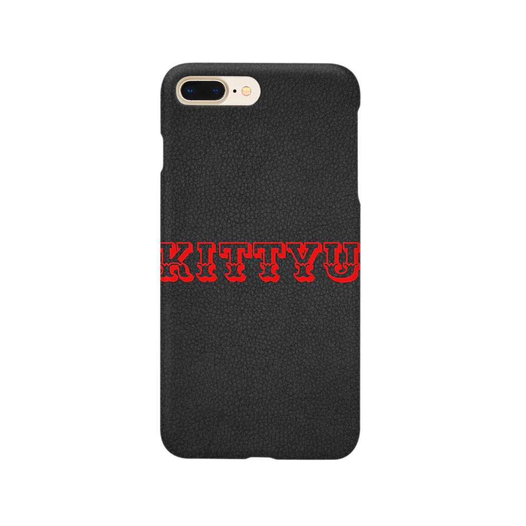 kittyu のRed×Black スマホケース